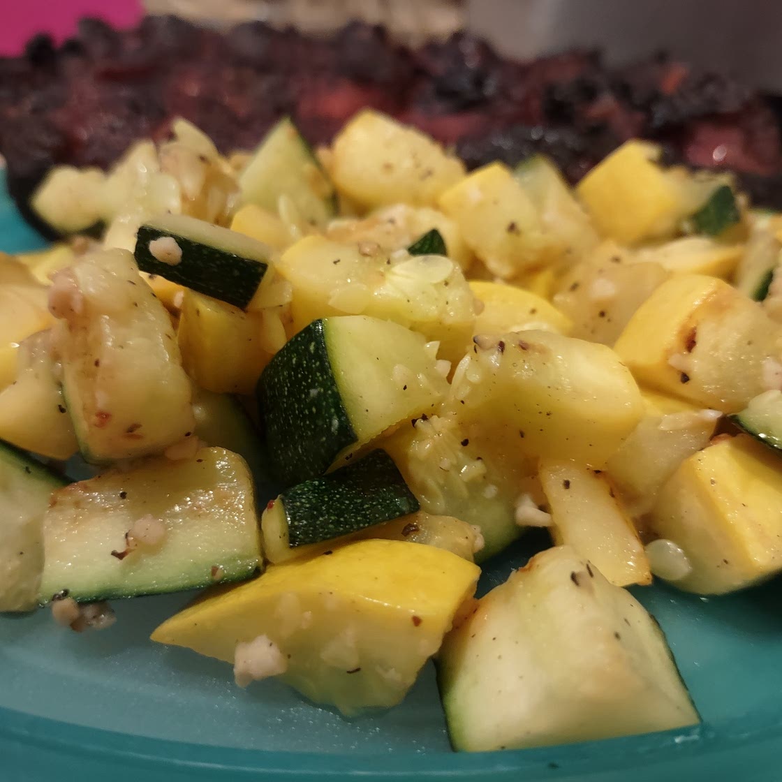 Sauteéd Zucchini and Yellow Squash