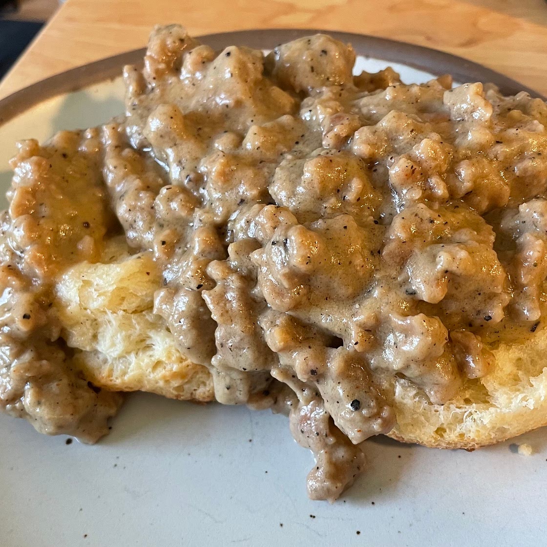 Vegan sausage gravy