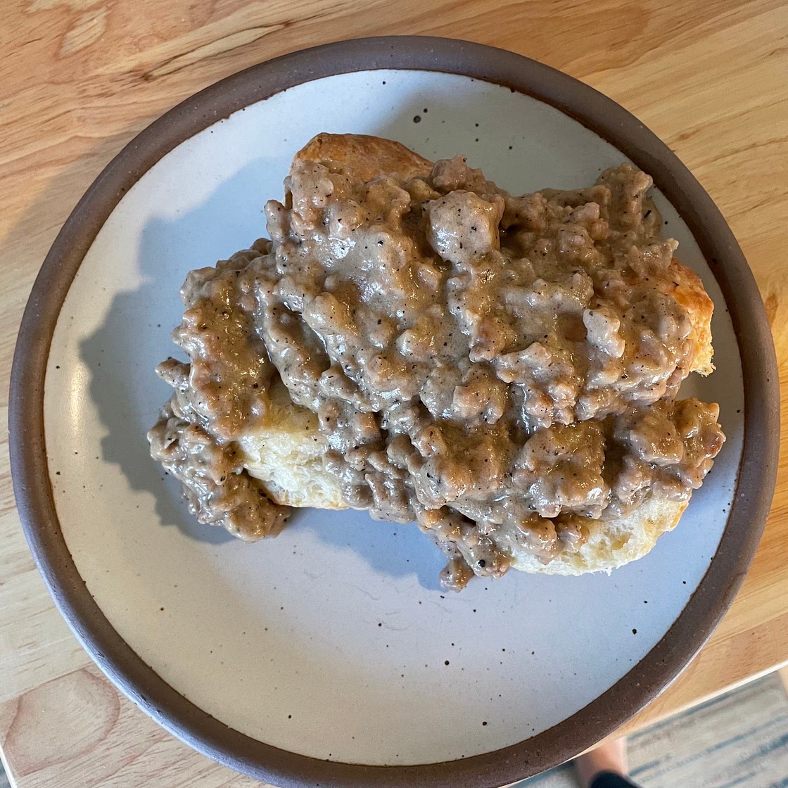 Vegan sausage gravy