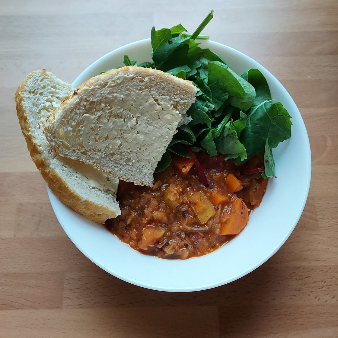 Moroccan Red Lentil Quinoa Soup
