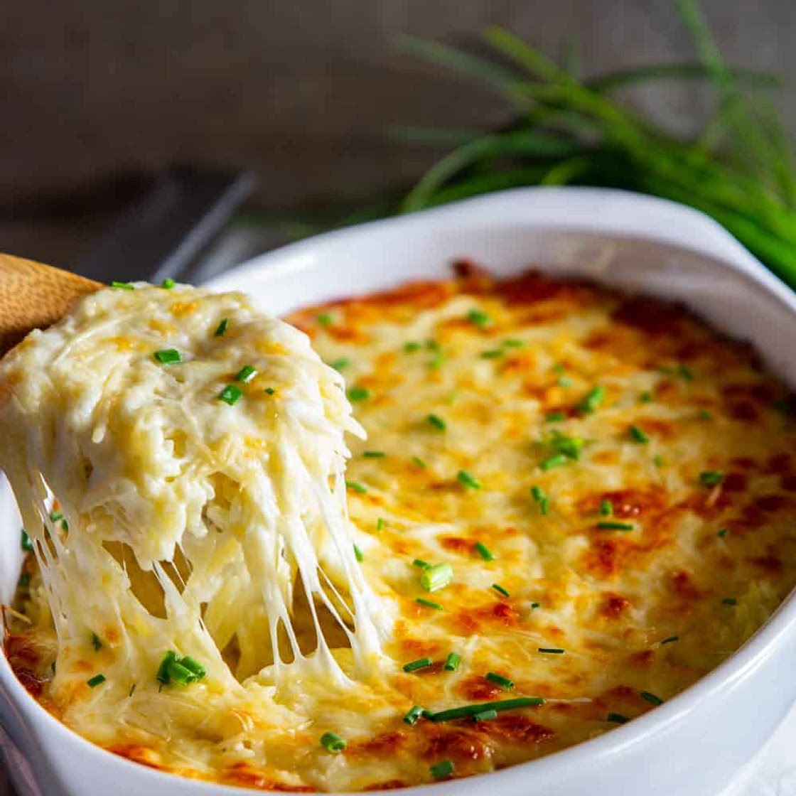 Cheesy Baked Orzo