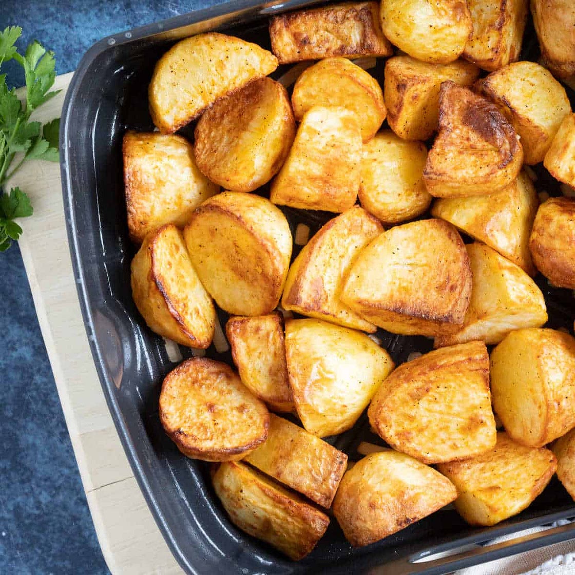 Quick Air Fryer Roast Potatoes