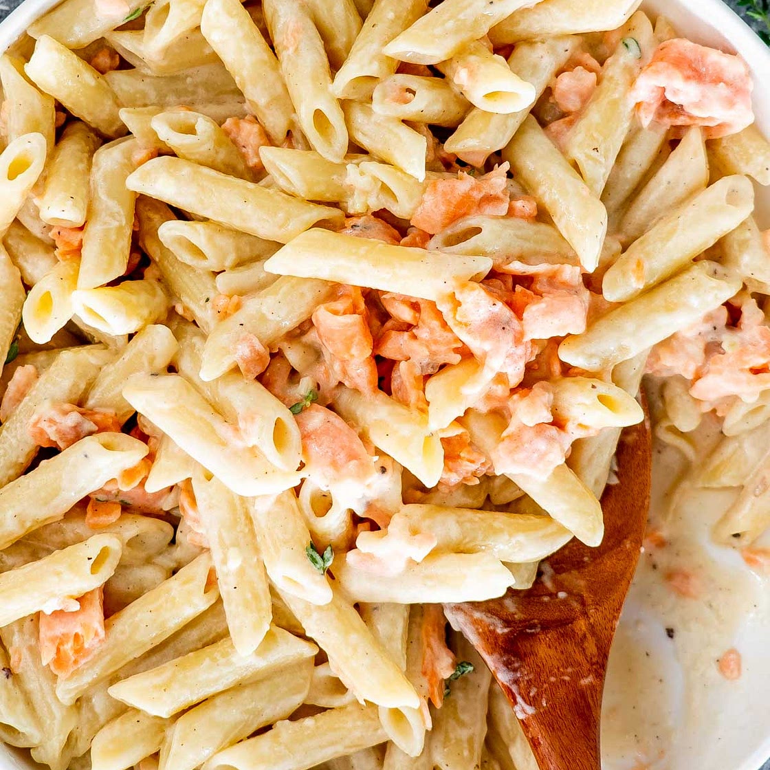 Salmon Alfredo