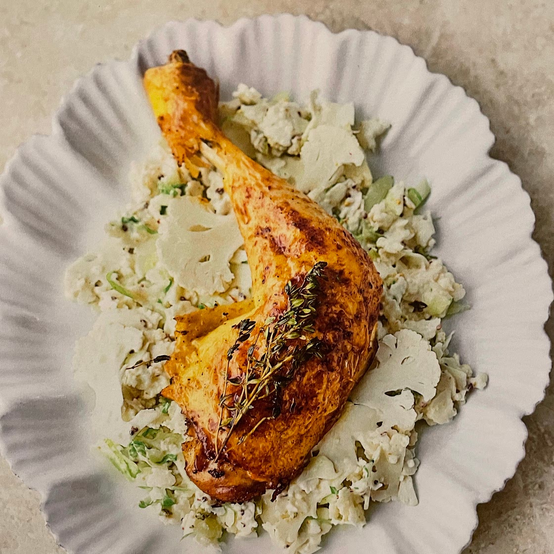 Cauliflower remoulded
