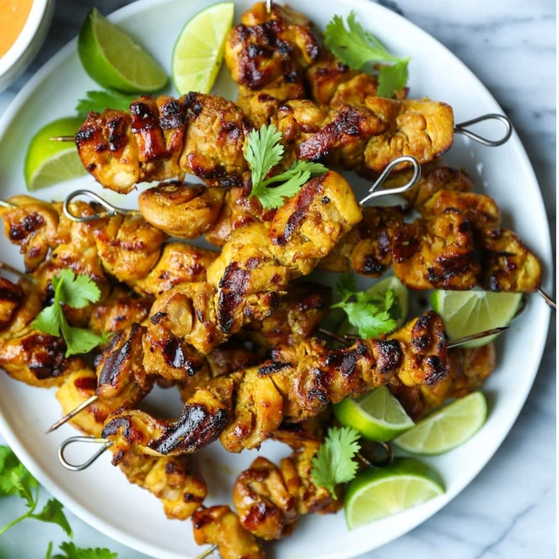 Chicken Satay w/ Peanut Sauce