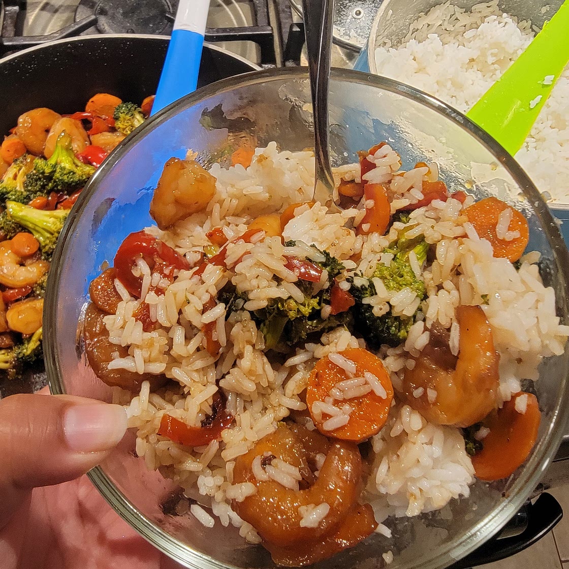 Teriyaki Shrimp Stir Fry