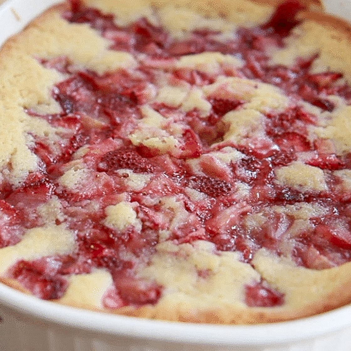 Fresh Strawberry Cobbler