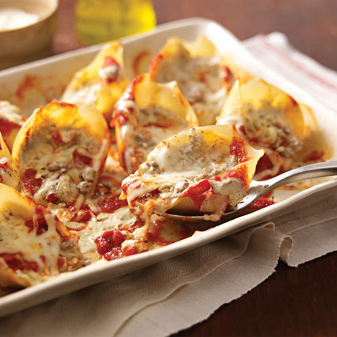 Creamy Pesto-Stuffed Shells
