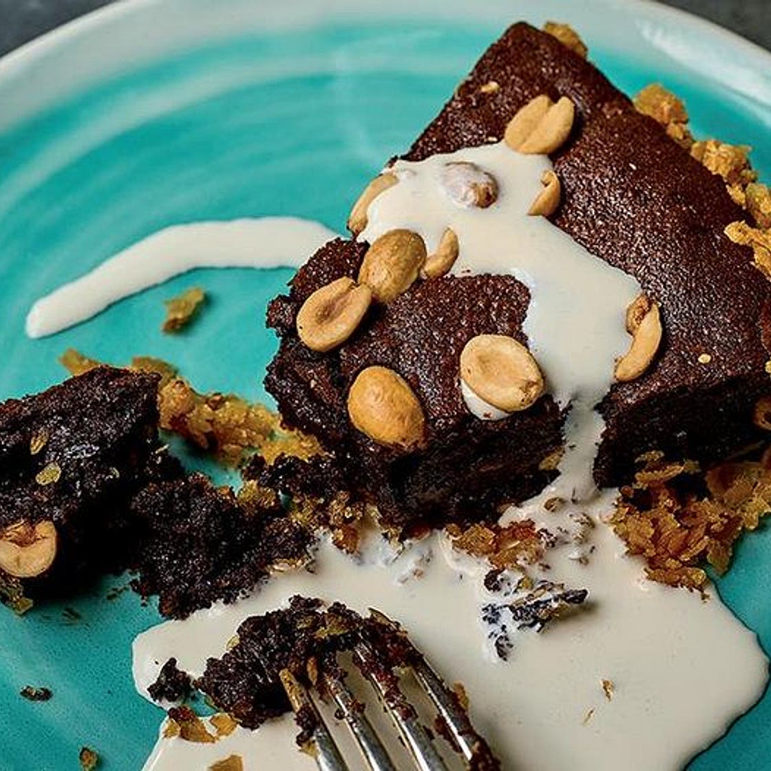 Nadiya Hussain’s Crispy Chocolate and Salted Peanut Tart