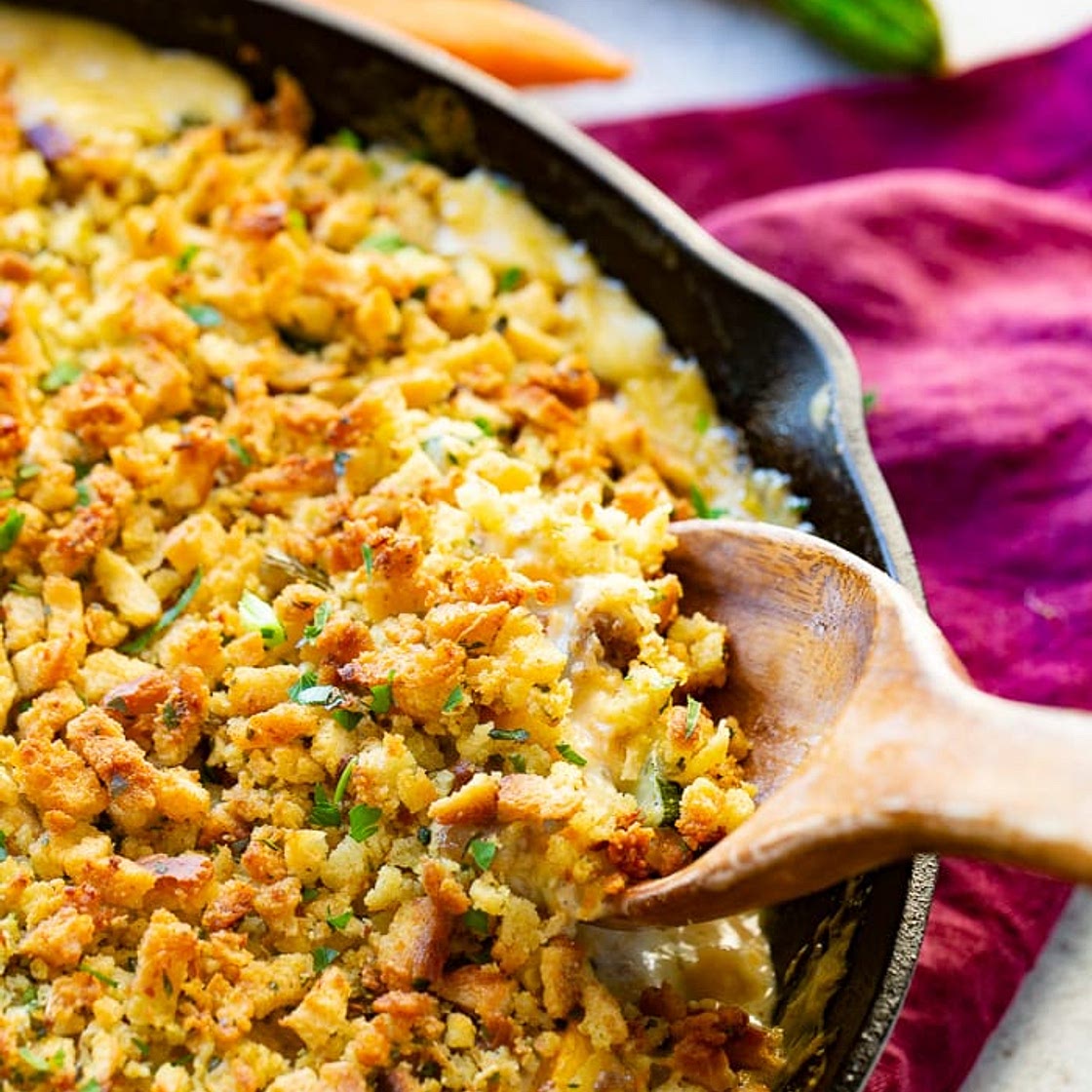 Creamy Zucchini Sausage Casserole