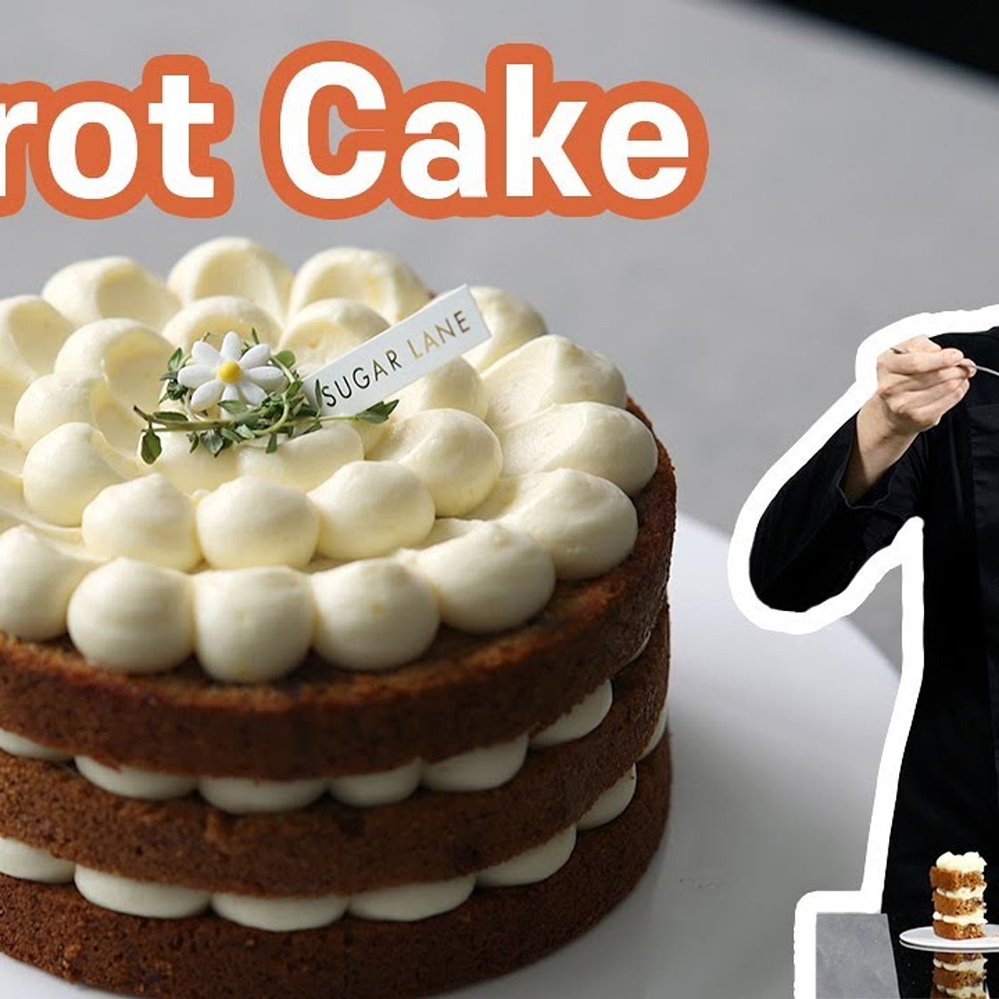 Mother-of-all Carrot Cakes | Moist cake sheet & balanced cream cheese frosting