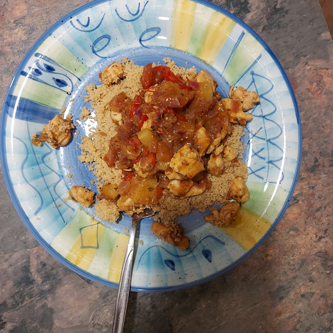 Sweet and Sour Chicken with Rice