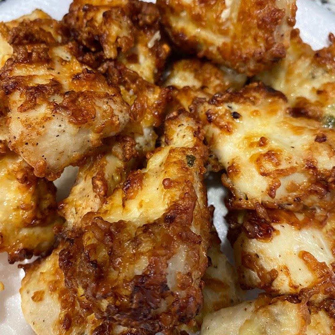 Parmesan Crusted Air Fryer Chicken Strips