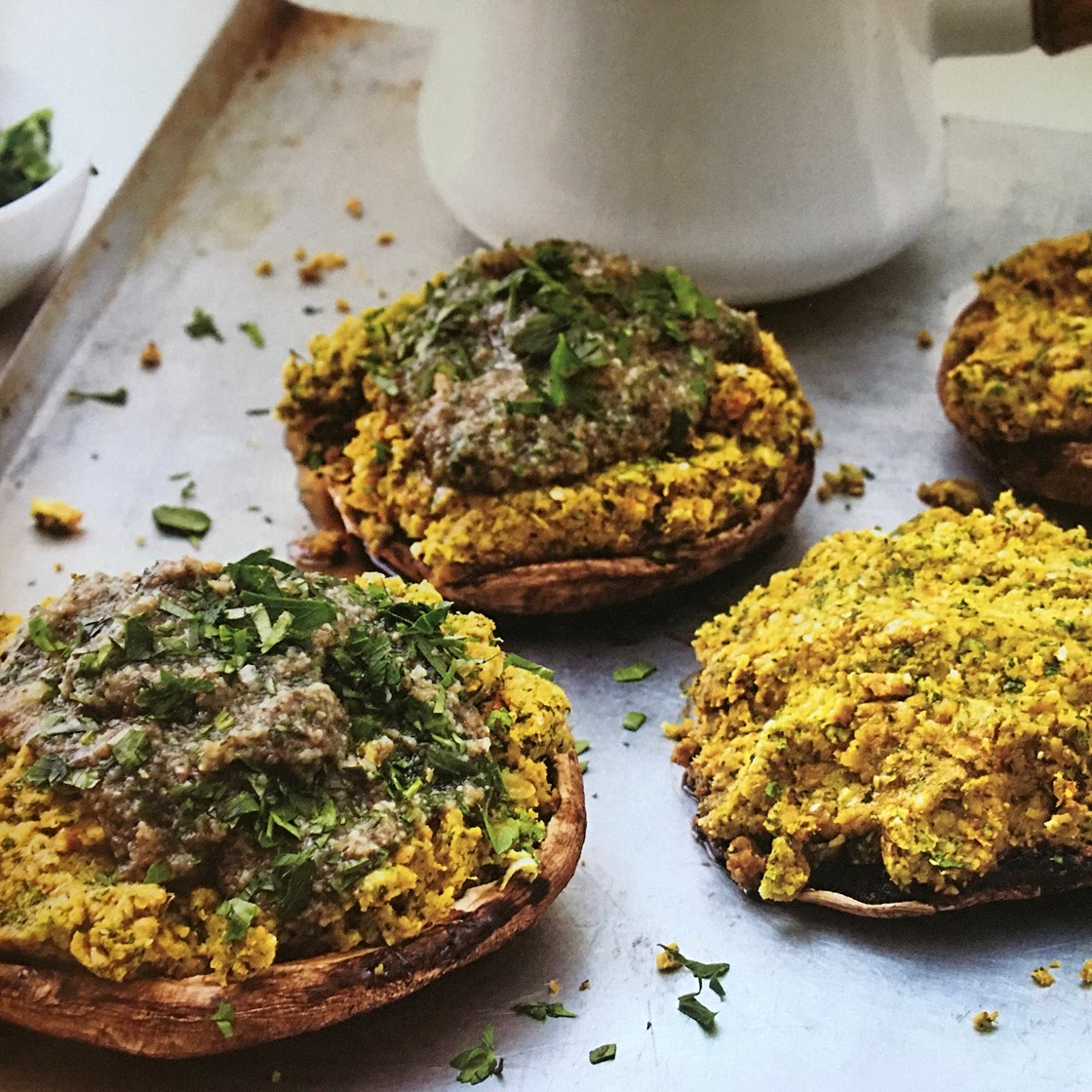 Stuffed Portobellos With Mushroom Gravy