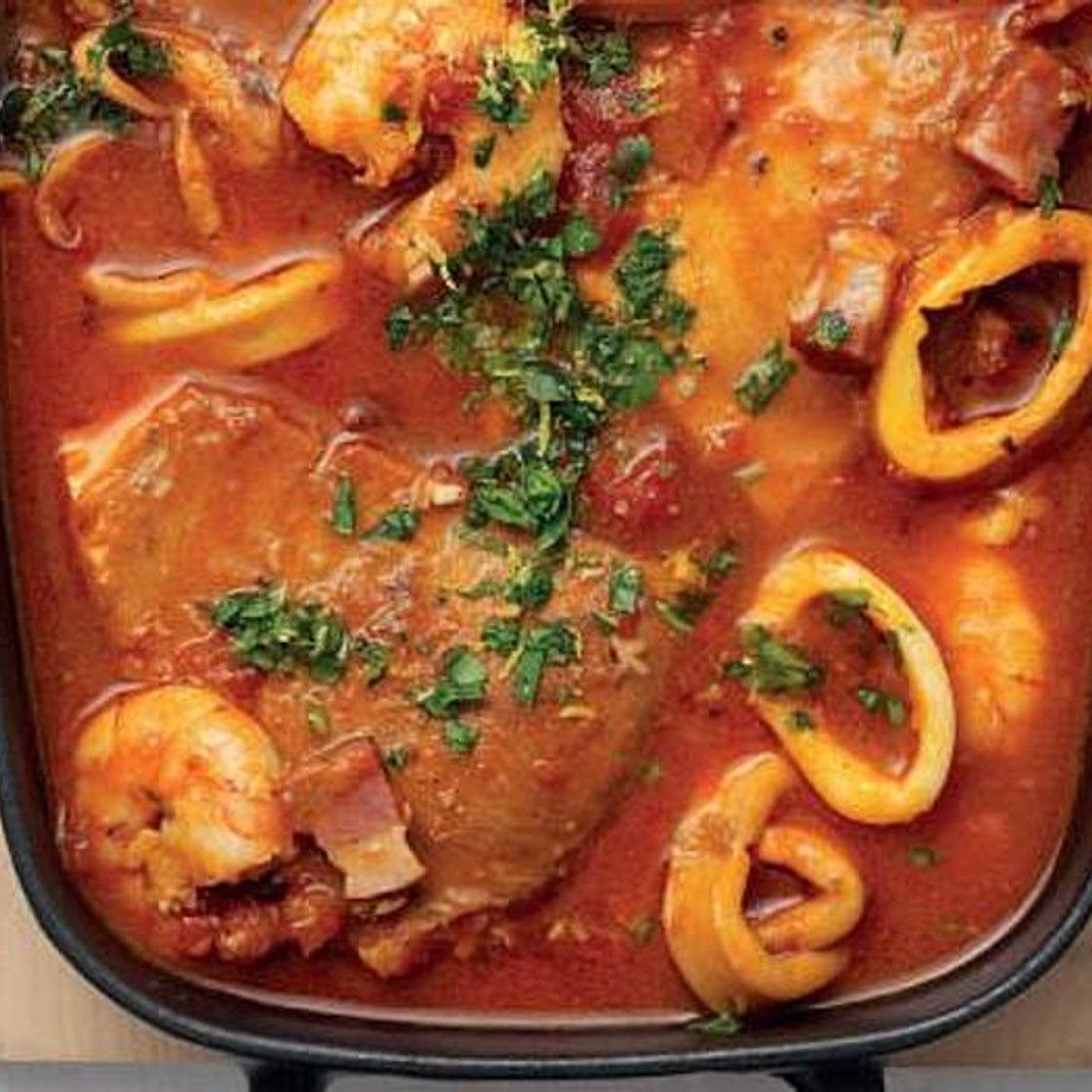 Italian Fish Stew with Pancetta and Garlic