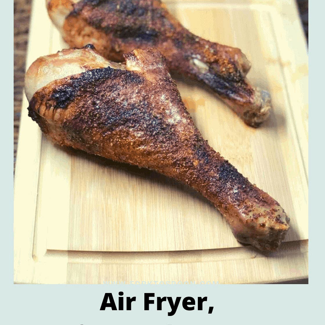 Air Fryer, Cajun Turkey Legs