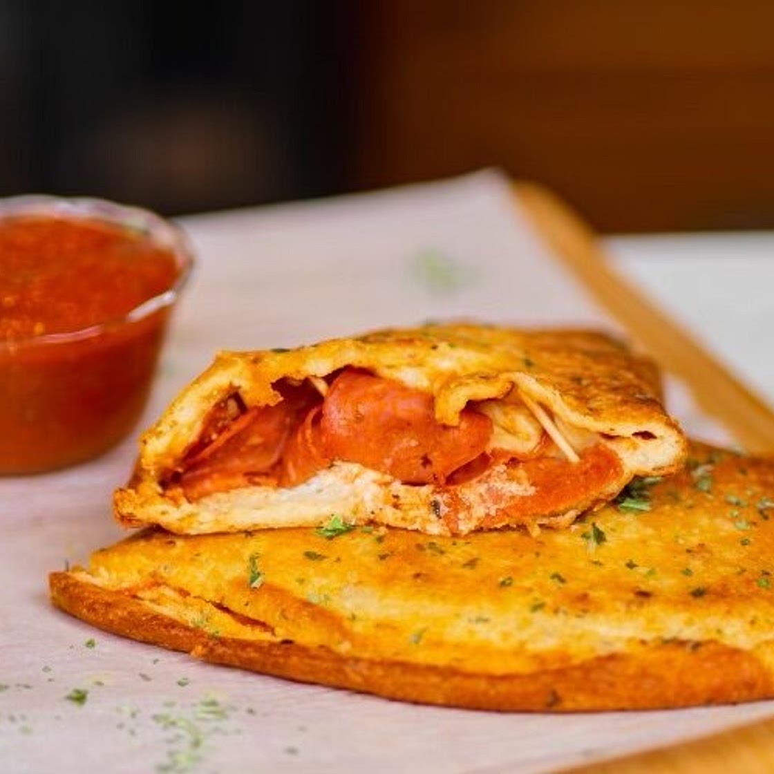 Keto Pizza Pocket (Calzone) — Low Carb Love™