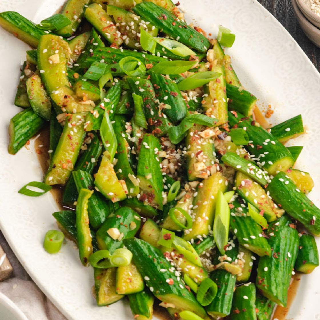 Asian Smashed Cucumber Salad