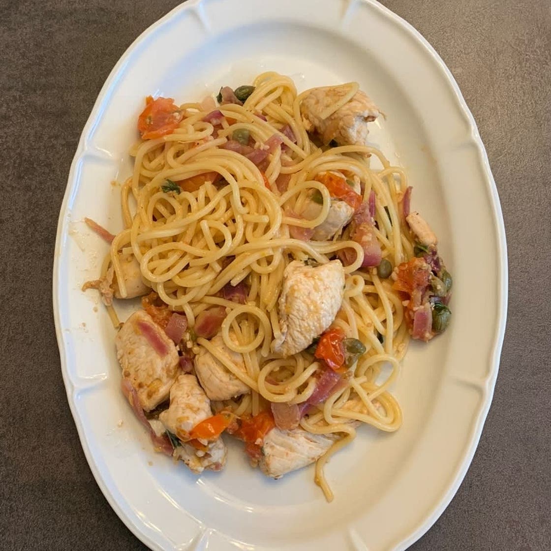 Lemon & Caper Spaghetti