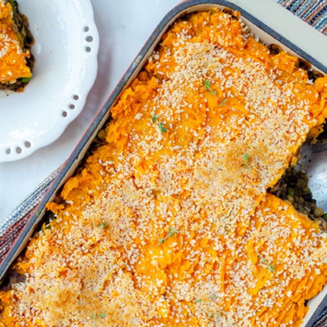 Vegan Sweet Potato Shepherd’s Pie