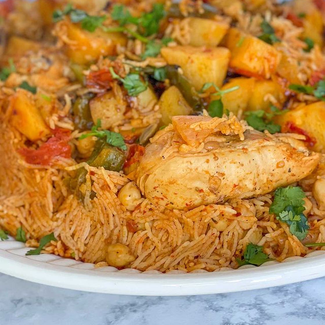 Easy and delicious Maqloob