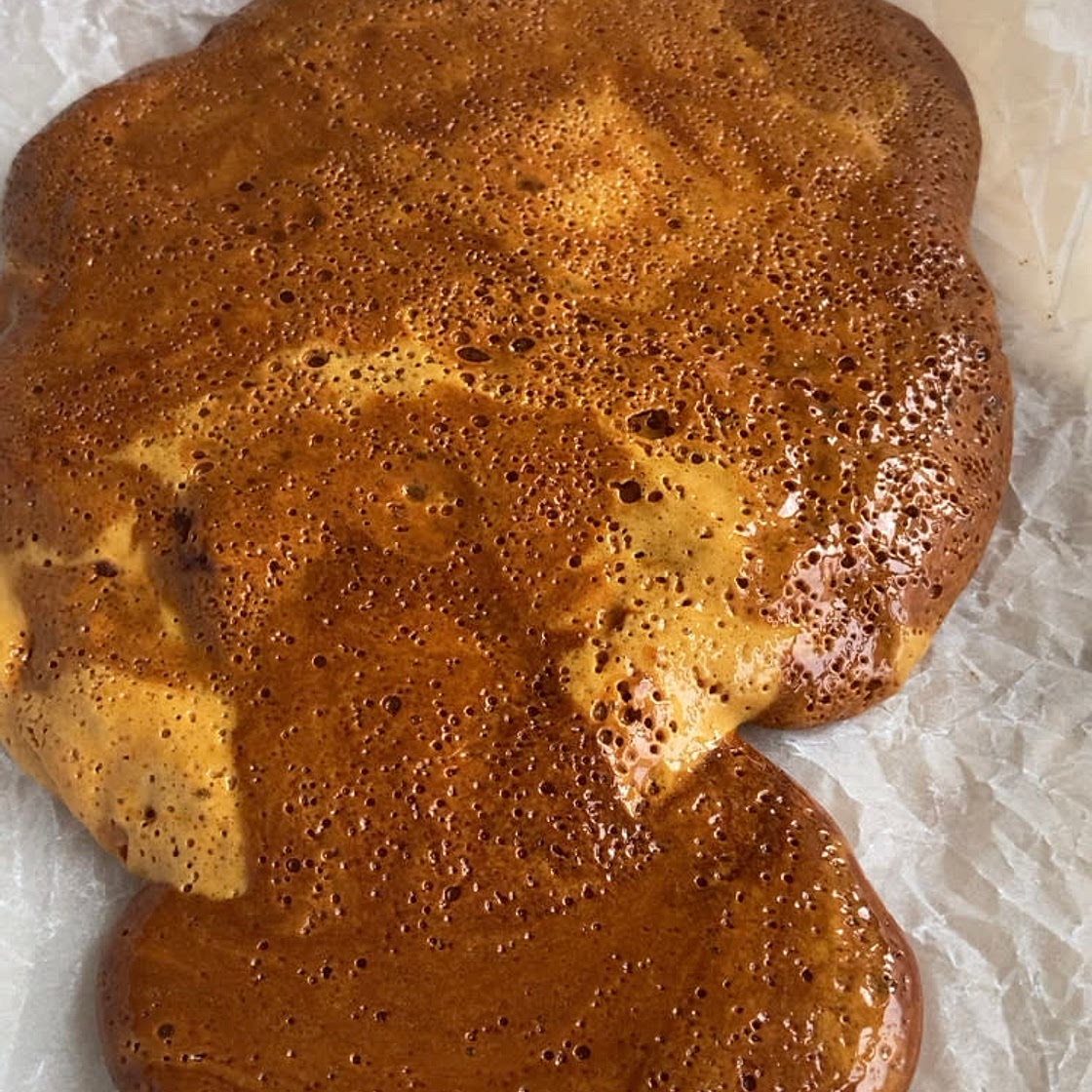 Homemade honeycomb