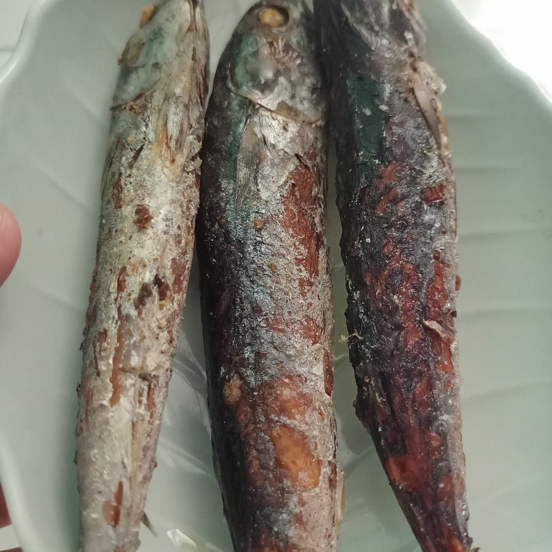 Fried pindang fish