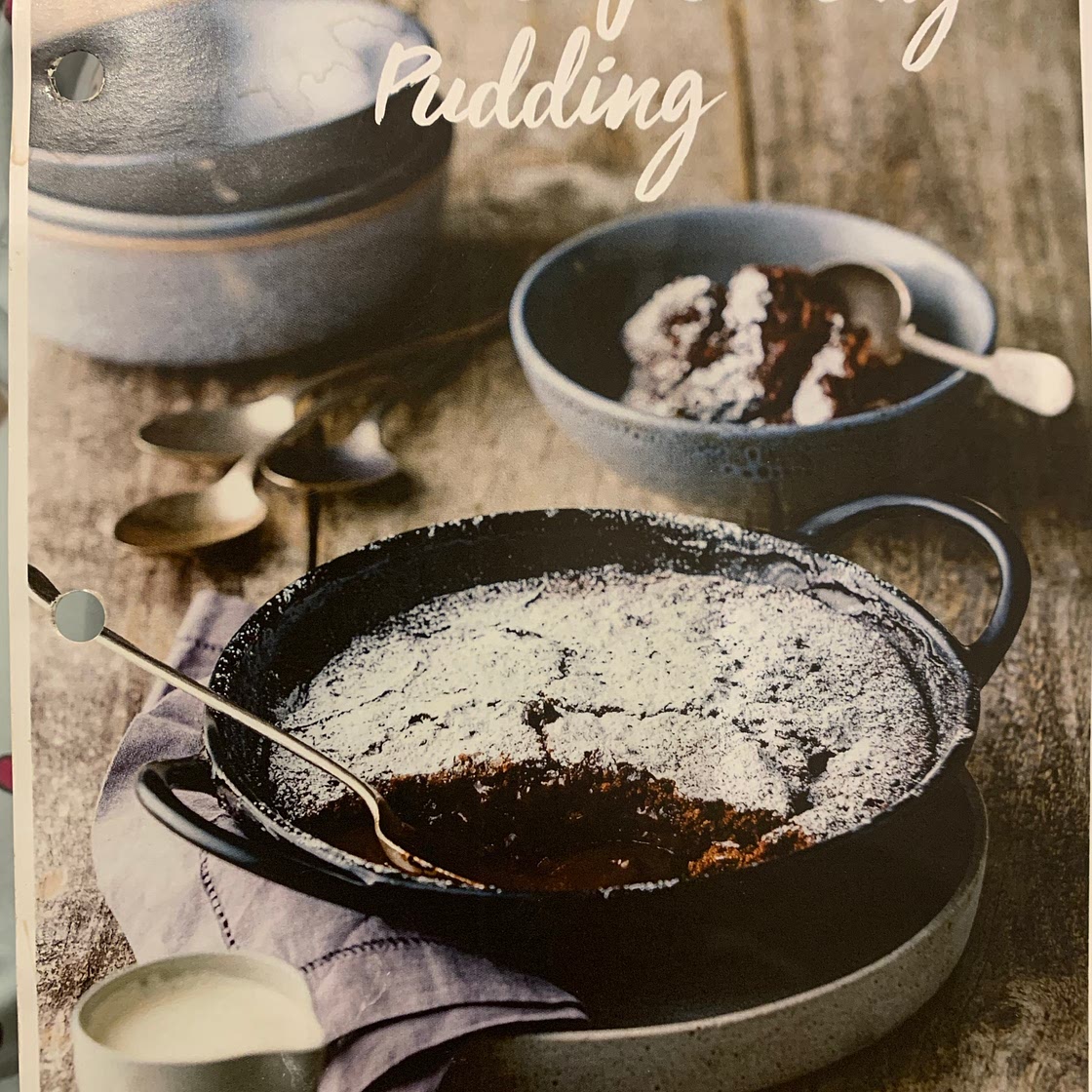 Chocolate self saucing pudding 