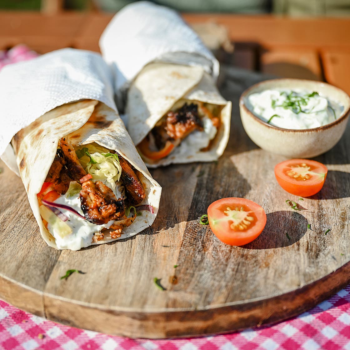 Easy Chicken Gyros Made On The Grill