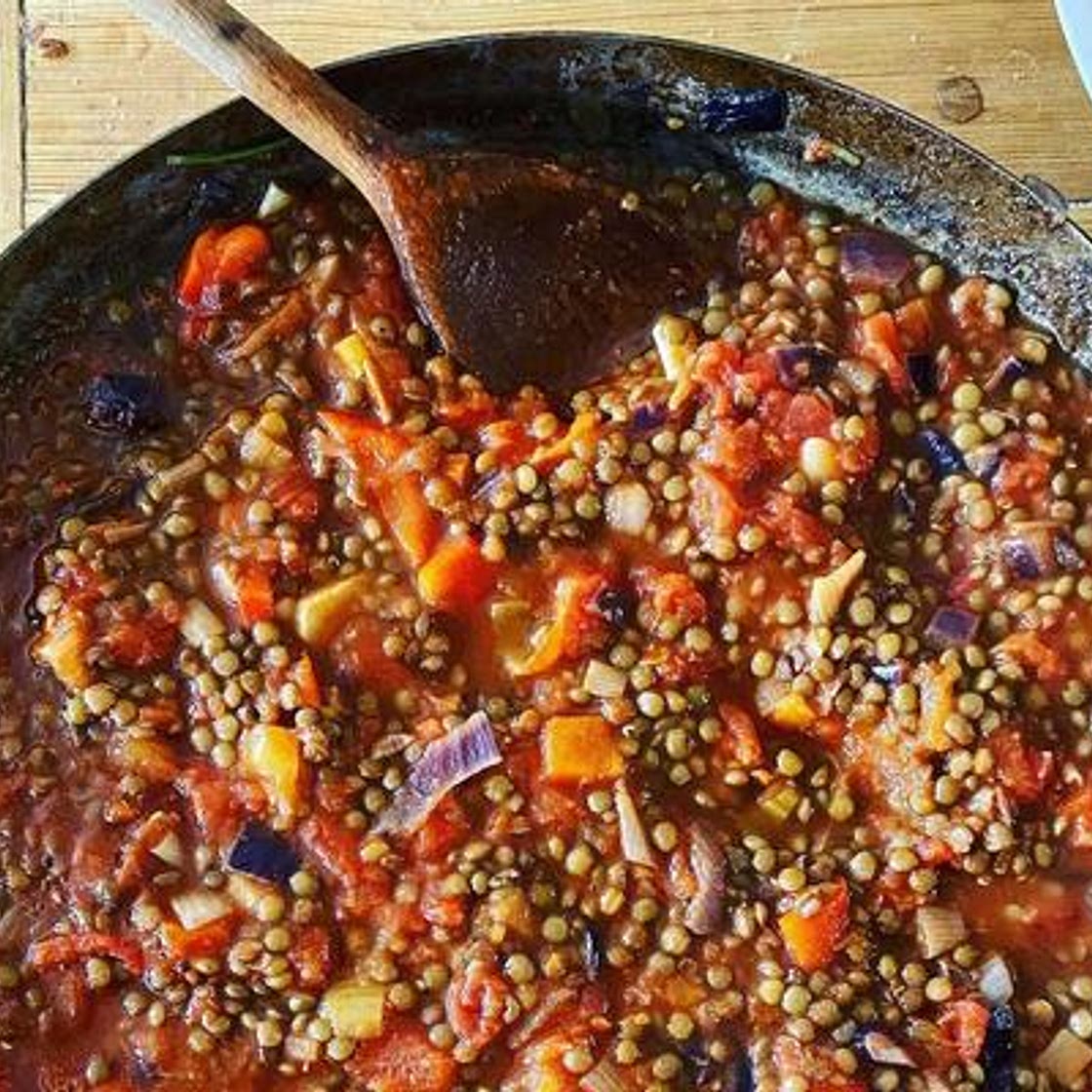 Lentil ragu