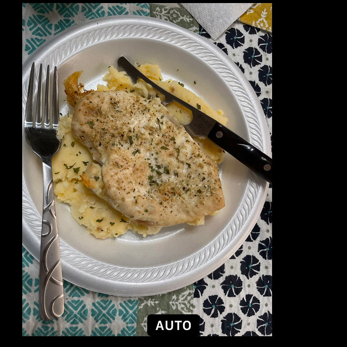 Complete seasoned Chicken & Applewood smoked Bacon Mashed Potato