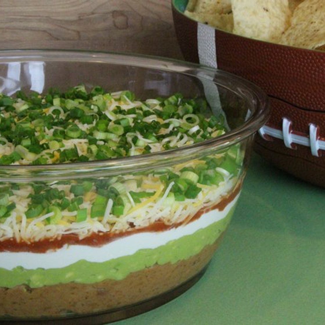 Six Layer Mexican Guacamole Dip