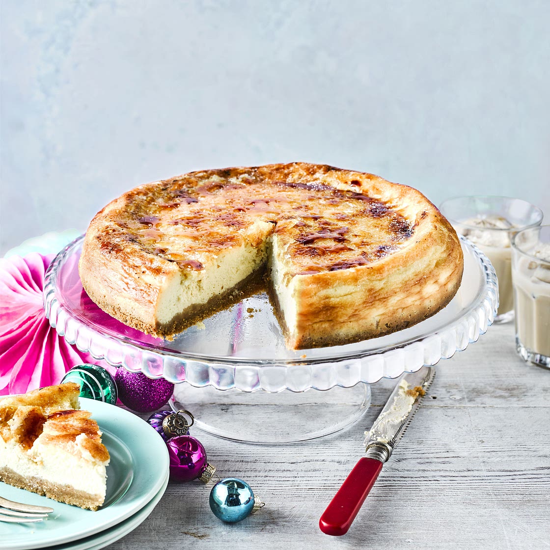 Irish Cream Crème Brûlée Cheesecake