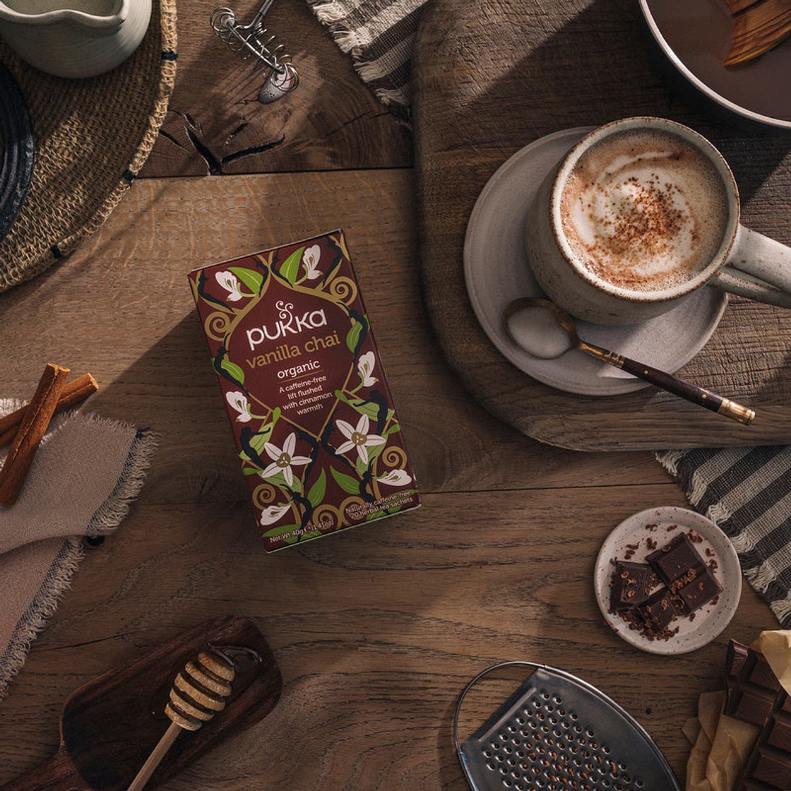 Spiced Vanilla Hot Chocolate