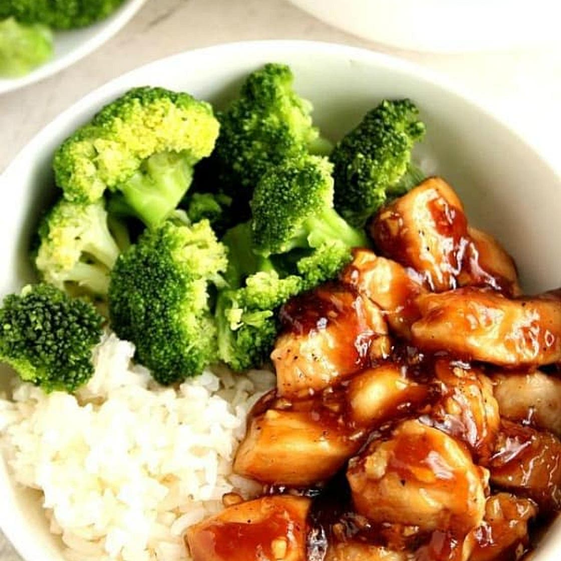 Teriyaki chicken rice bowl