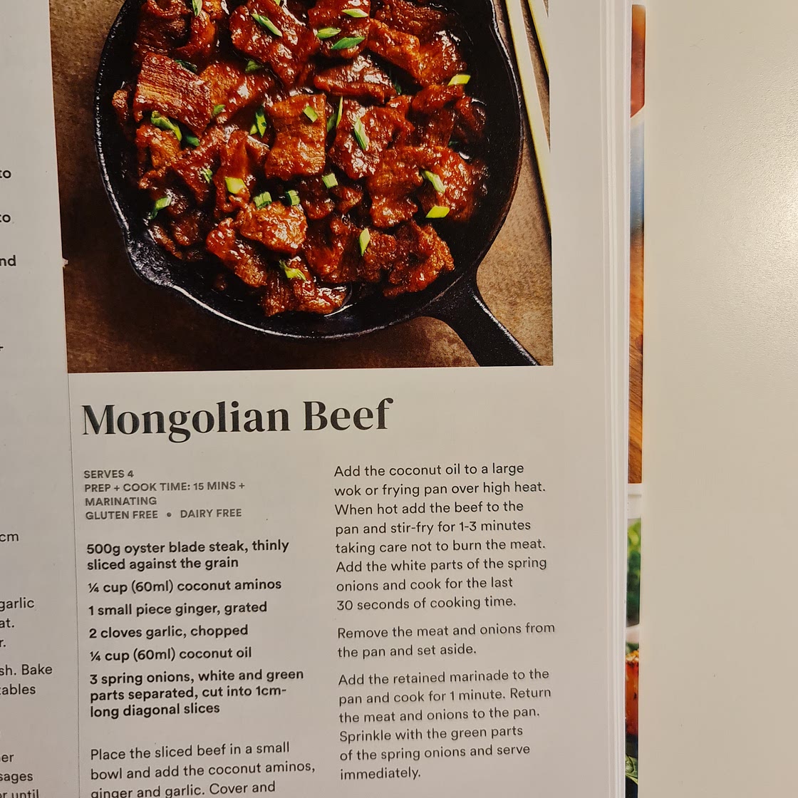 Keto Mongolian Beef Stirfry