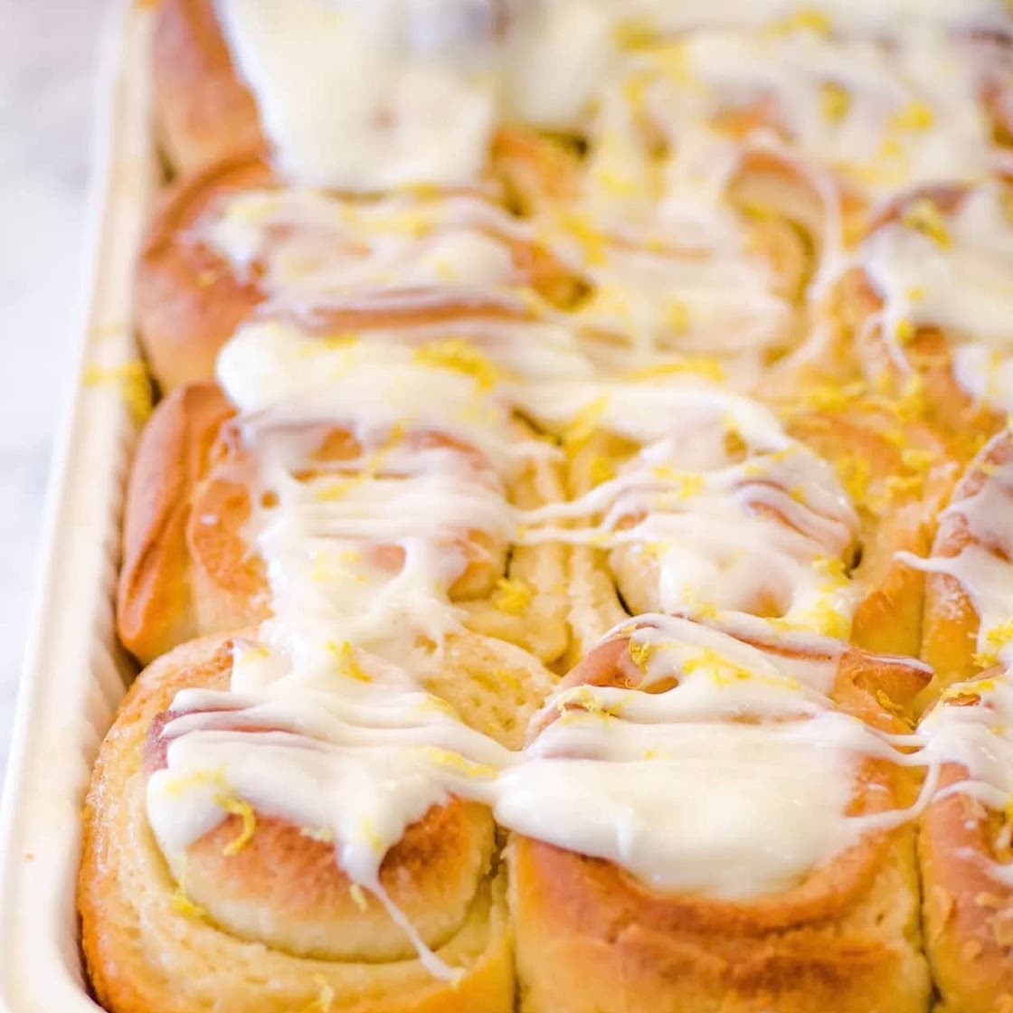 Lemon glaze