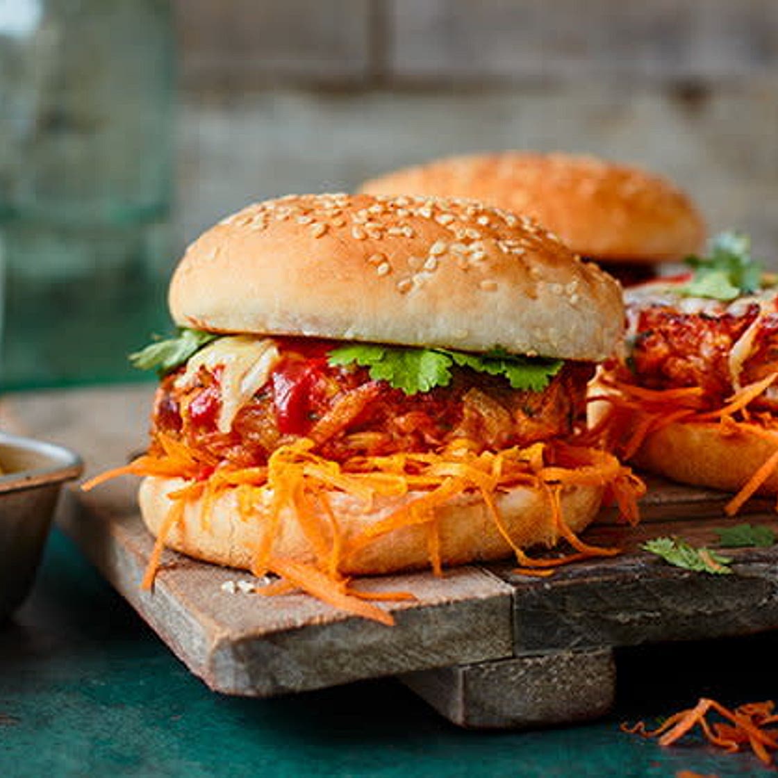 Taco Bean Burgers