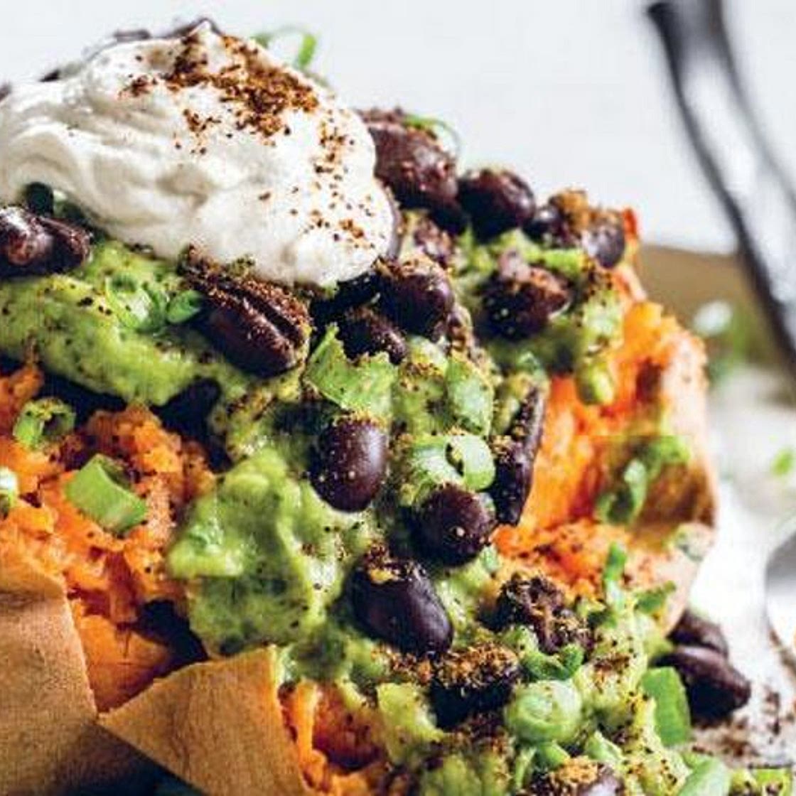 Loaded Sweet Potatoes