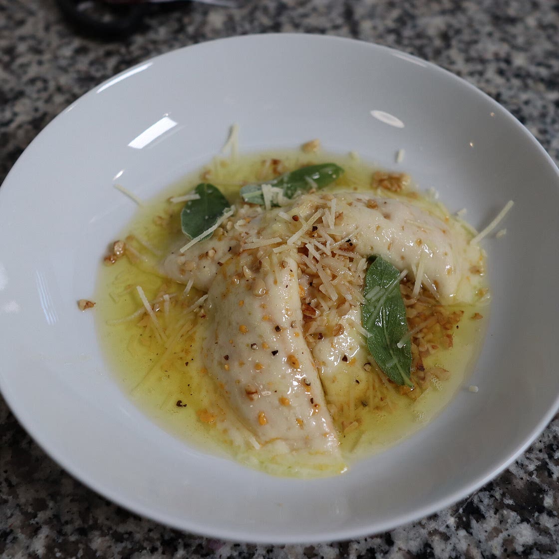 Pumpkin ravioli — Keto Twins