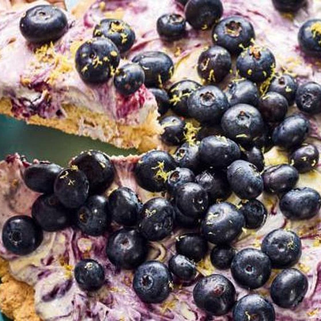 Nadiya Hussain’s Blueberry and Lavender Scone Pizza