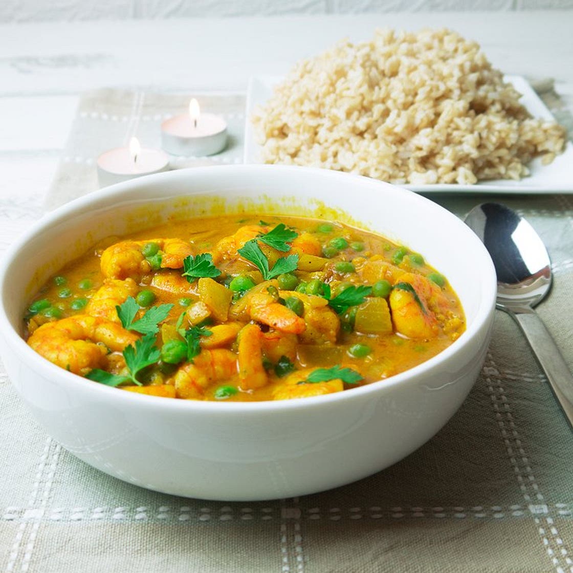 Quick Prawn Coconut Curry