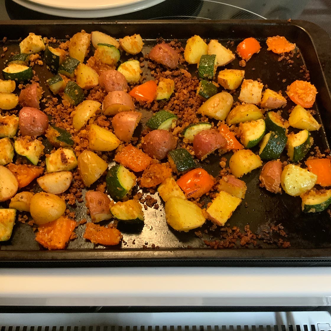 Roasted Potato and Zucchini 