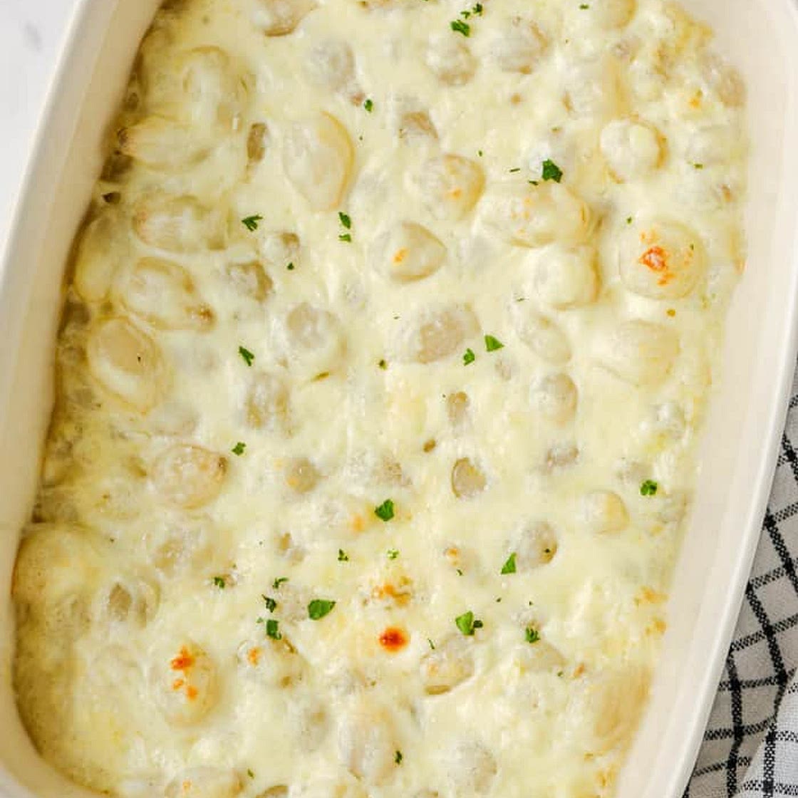 Creamy Pearl Onions