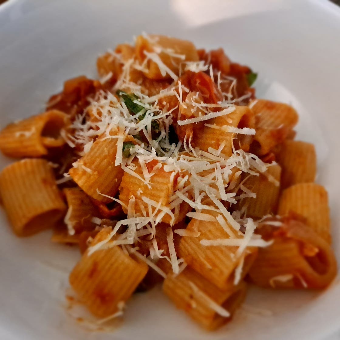 Rigatoni with Roasted Tomato Sauce