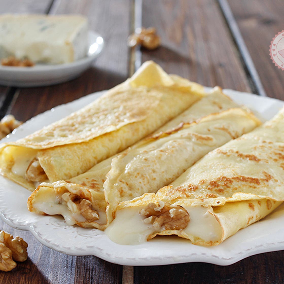 CREPES GORGONZOLA E NOCI