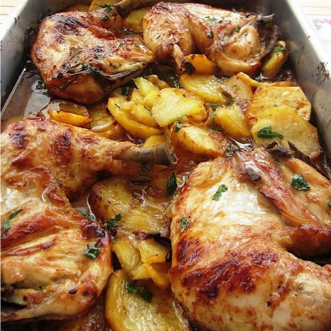 Hähnchenschenkel im backofen