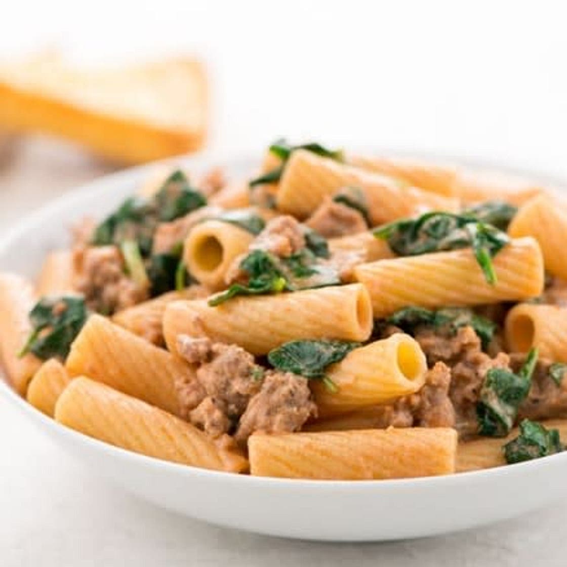 Sausage Rigatoni with Tomato Cream Sauce