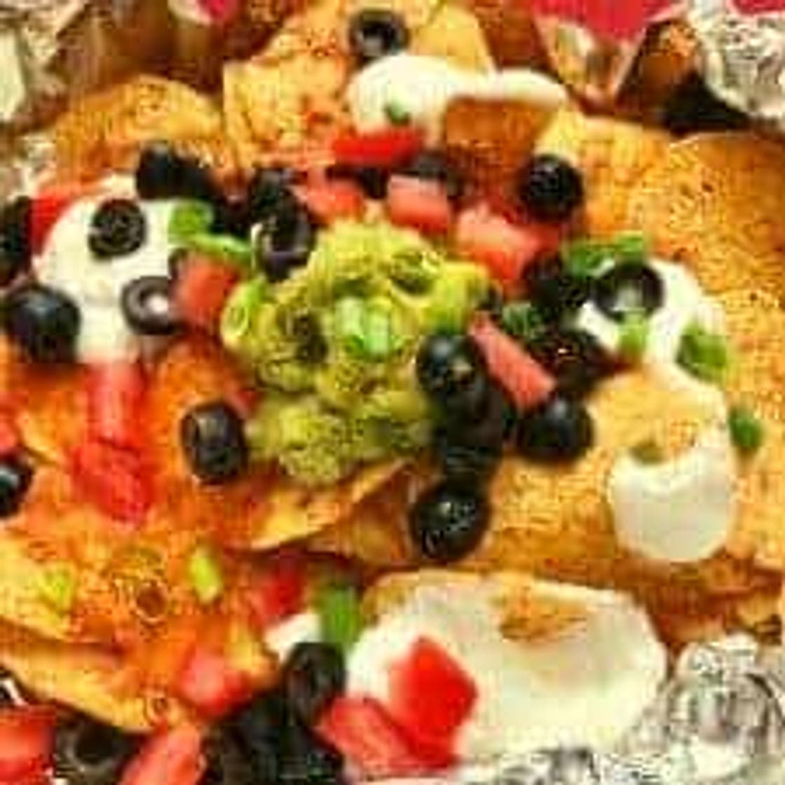Air Fryer, Air Fried, Loaded Nachos