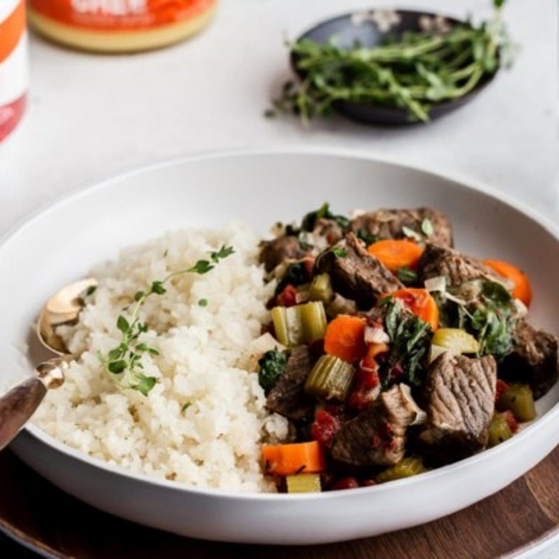 Keto Slow Cooker Beef Stew